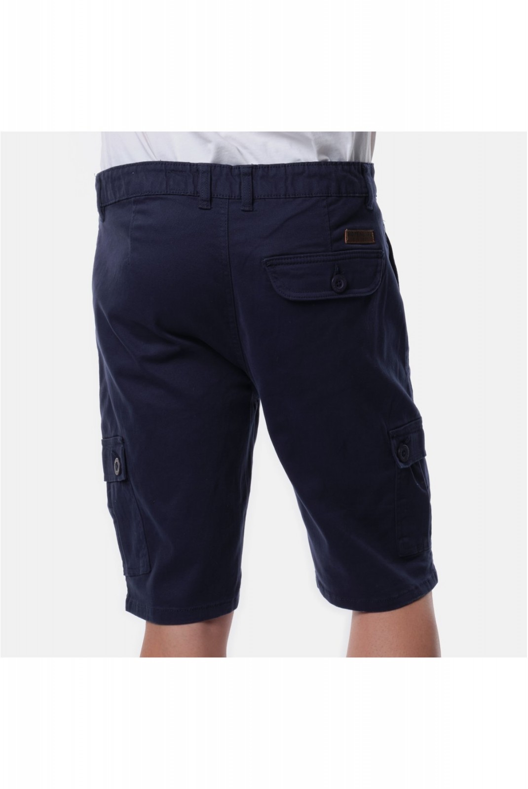 Bermuda cargo slim stretch Newgate Hopenlife NAVY NEWGATE