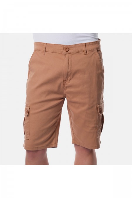 Bermuda cargo slim stretch Newgate Hopenlife TABAC NEWGATE