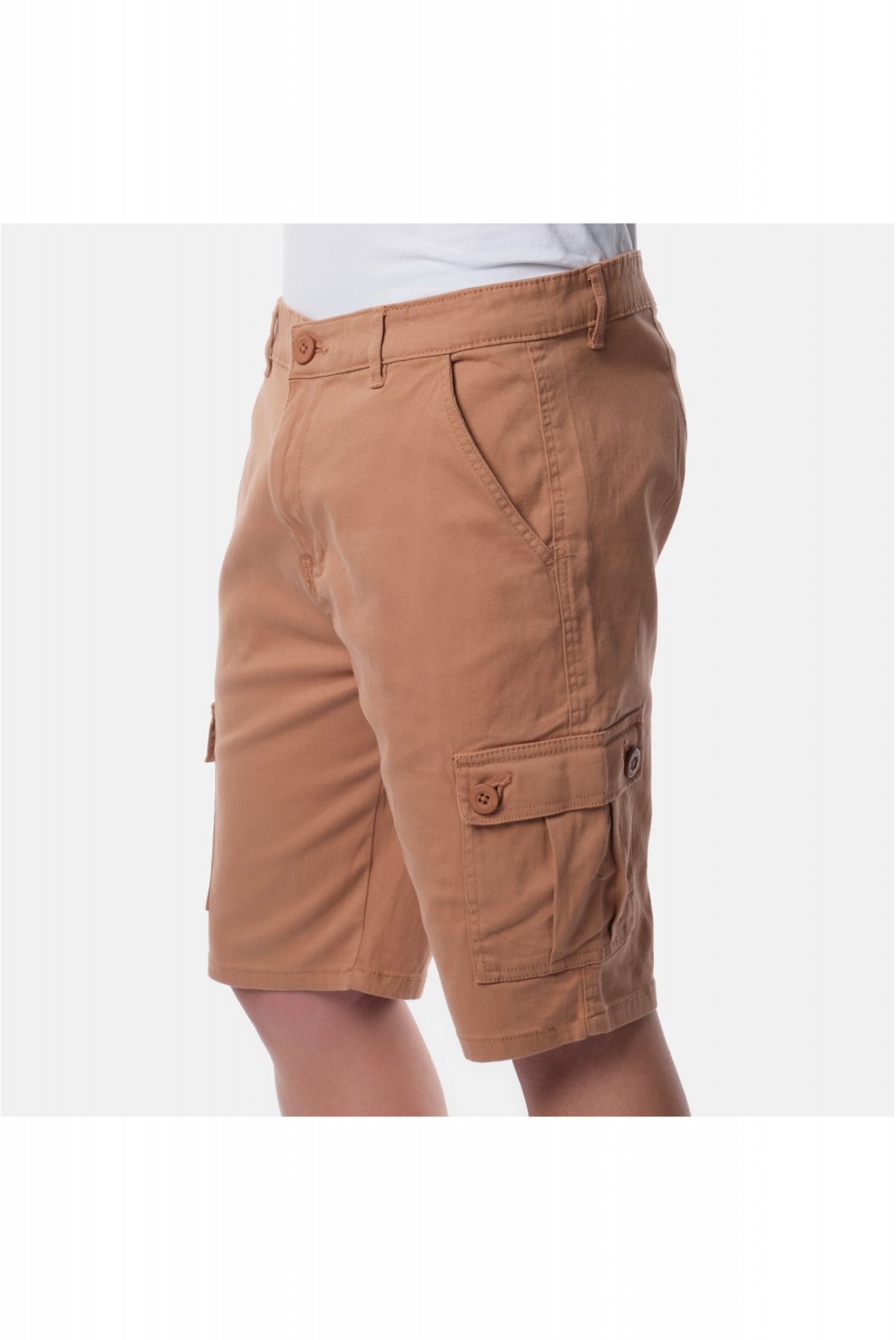 Bermuda cargo slim stretch Newgate Hopenlife TABAC NEWGATE