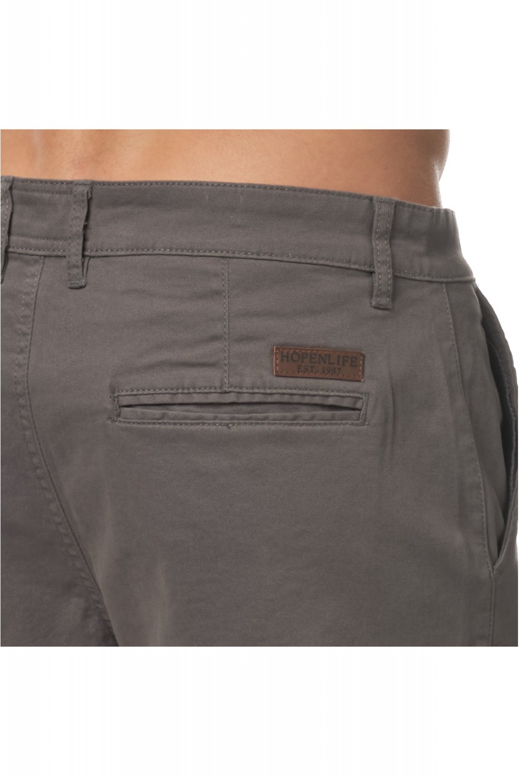 Bermuda stretch slim Minato Hopenlife GRIS MINATO