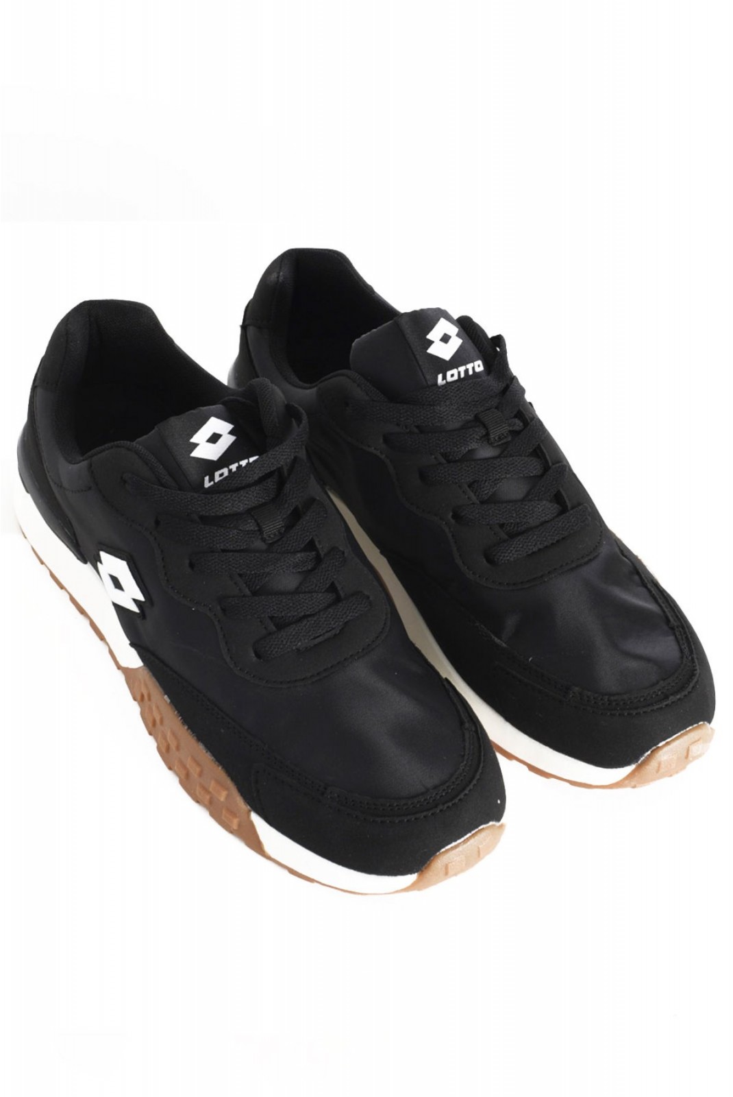 Baskets running cuir PU Twenty 3 Lotto BLACK/WHITE twenty 3