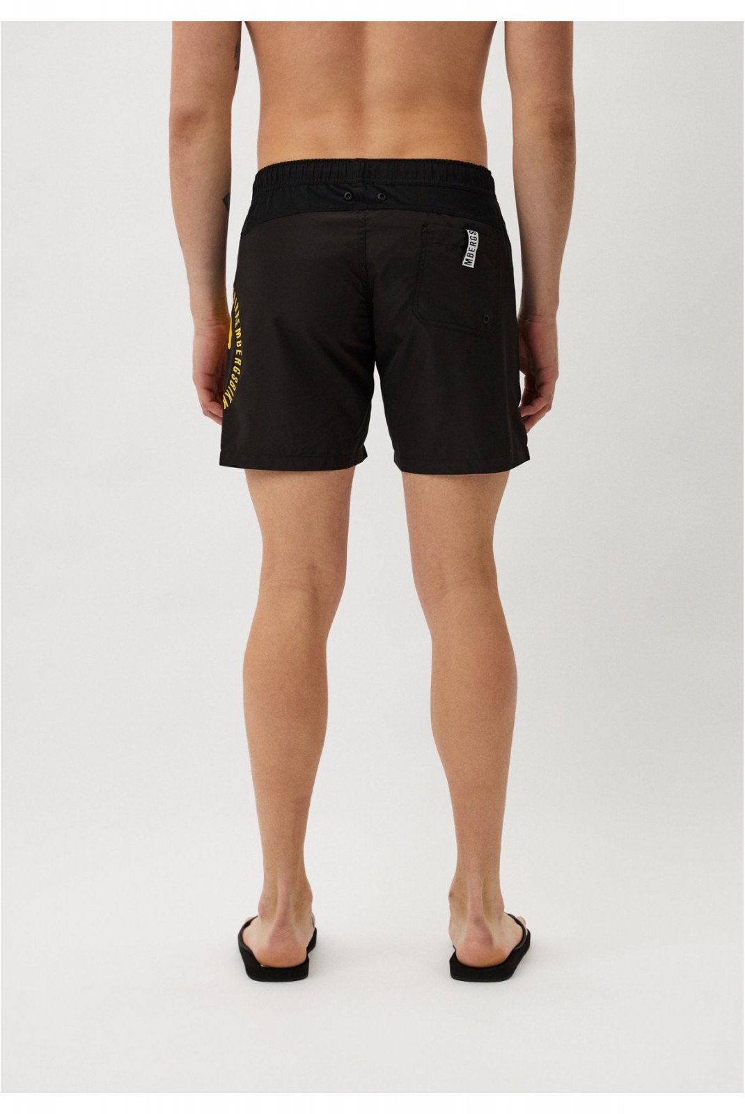 Short de bain color block Bikkembergs Black and Suntrucks BKK3MBM02