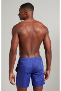 Short de bain bande logo latérale Bikkembergs Clematis Blue & Everglade BKK3MBM03