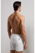 Short de bain bande logo latérale Bikkembergs White BKK3MBM03