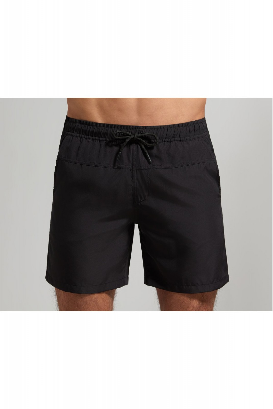 Short de bain bande logo Bikkembergs Black BKK3MBM04