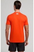 TShirt coton stretch print logo Bikkembergs Orange BKK3MTS02