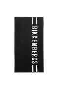 Drap de bain coton gros logo Bikkembergs Black BKK3MTW01