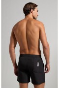 Short de bain logo latéral Bikkembergs Black BKK3MBM07