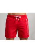 Short de bain logo latéral Bikkembergs Goji Berry BKK3MBM07