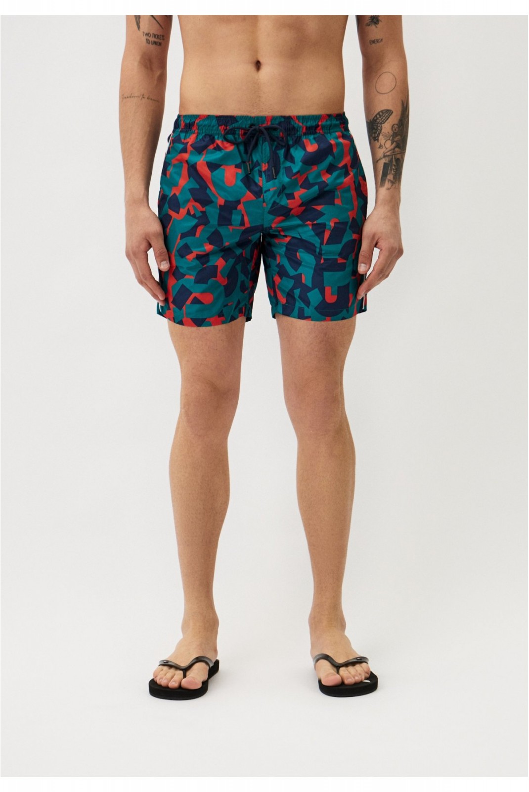 Short de bain motifs Bikkembergs Orange BKK3MBM08