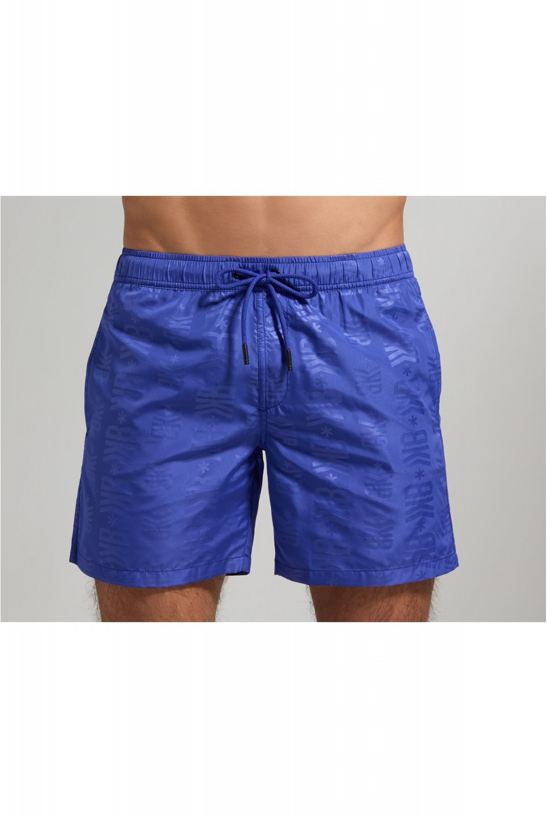 Short de bain motif logo Bikkembergs Clematis Blue BKK3MBM13