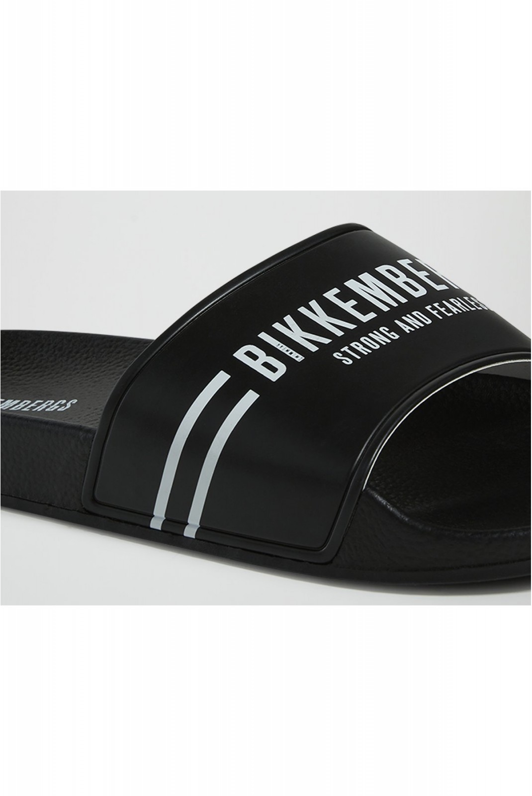 Mules PVC print logo Bikkembergs Black BKK3MSR02