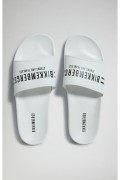 Mules PVC print logo Bikkembergs White BKK3MSR02