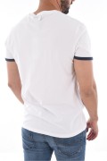 TShirt coton stretch logo printé Bikkembergs White BKK3MTS01