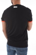 TShirt coton stretch logo printé Bikkembergs Black BKK3MTS01