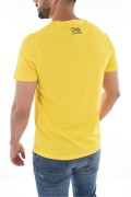 TShirt gros logo 100% coton Cavalli Class YELLOW SXH01A JD060