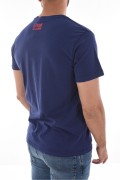 TShirt gros logo 100% coton Cavalli Class NAVY SXH01A JD060