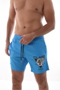 Short de bain print logo Cavalli Class LIGHT BLUE SXH00B SB001