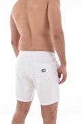 Short de bain print logo Cavalli Class WHITE SXH00C SB001