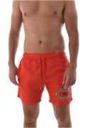 Short de bain print logo Cavalli Class RED SXH00C SB001