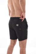 Short de bain uni logo printé Cavalli Class BLACK SXH00E SB001