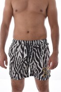 Short de bain motif animalier Cavalli Class WHITE/BLACK SXH00A 5LN02