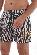 Short de bain motif animalier Cavalli Class WHITE/BLACK SXH00A 5LN02