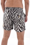 Short de bain motif animalier Cavalli Class WHITE/BLACK SXH00A 5LN02