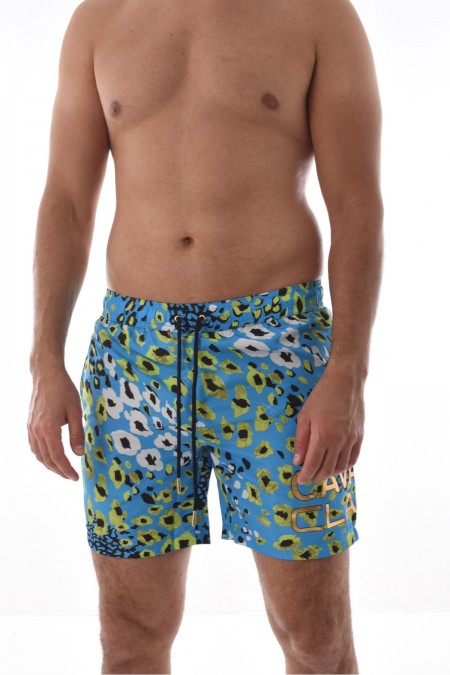 Short de bain à motifs Cavalli Class BLUE SXH00A 5LN03