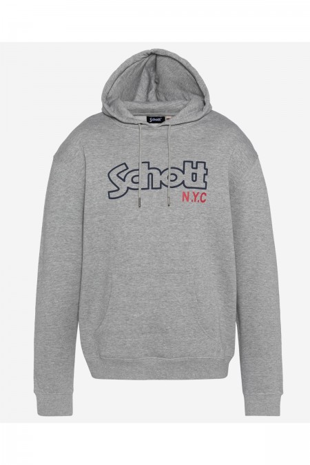 Sweat capuche iconique Sidney Schott H GREY SWHSIDNEY