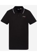 Polo coton piqué Paul Schott BLACK PSPAUL