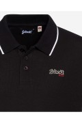 Polo coton piqué Paul Schott BLACK PSPAUL