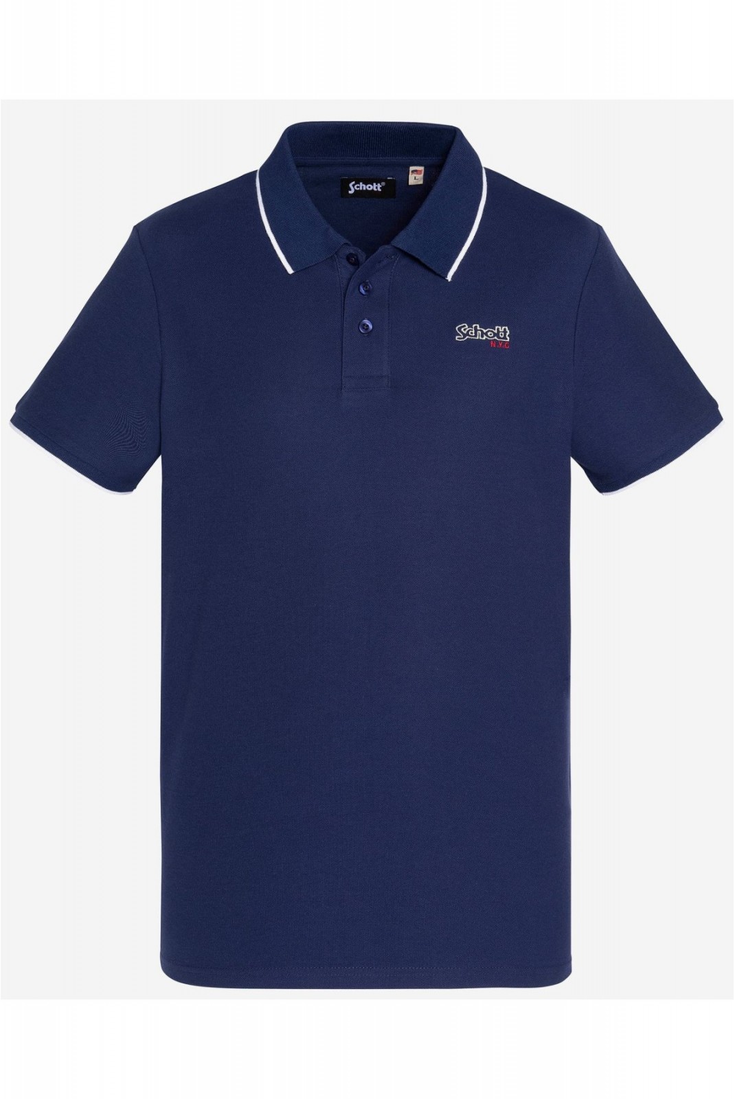 Polo coton piqué Paul Schott NAVY PSPAUL