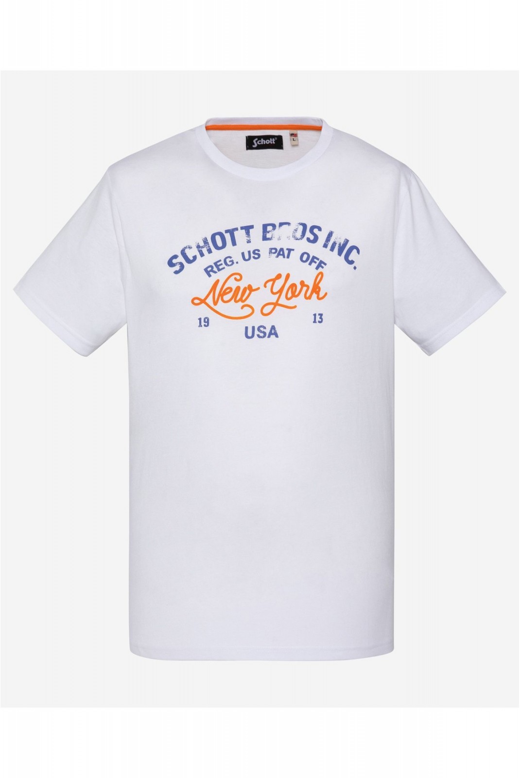 TShirt coton Toby Schott WHITE TSTOBY