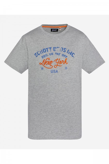 TShirt coton Toby Schott H GREY TSTOBY