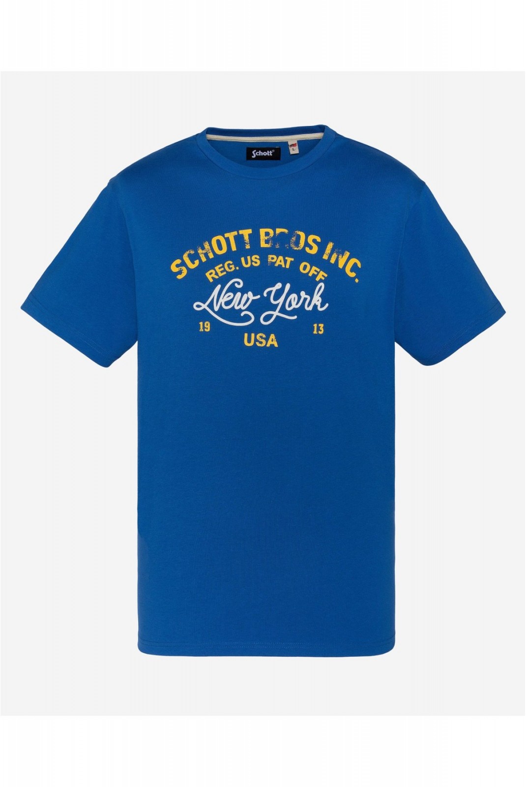 TShirt coton Toby Schott ROYAL BLUE TSTOBY