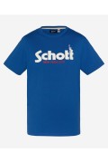 TShirt coton logo Troy Schott ROYAL BLUE TSTROY