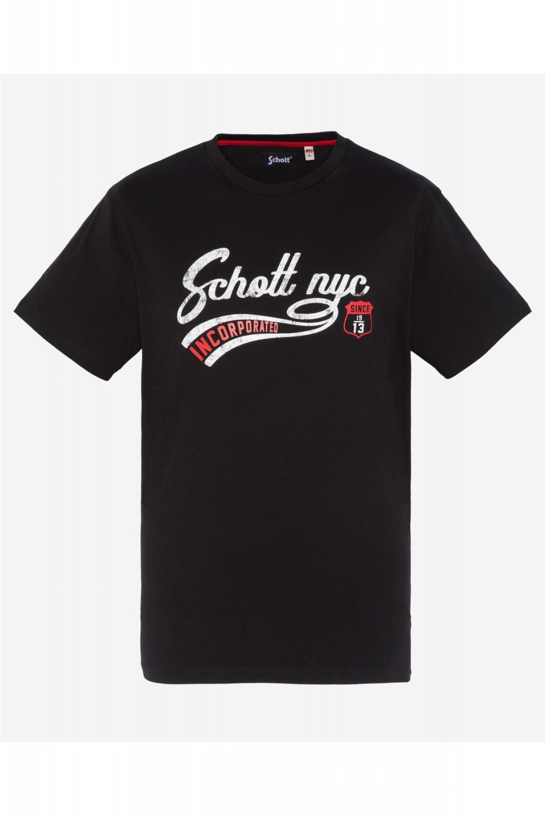 TShirt coton signature Tyron Schott BLACK TSTYRON