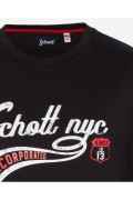 TShirt coton signature Tyron Schott BLACK TSTYRON