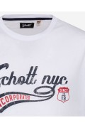 TShirt coton signature Tyron Schott WHITE TSTYRON