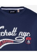 TShirt coton signature Tyron Schott NAVY TSTYRON