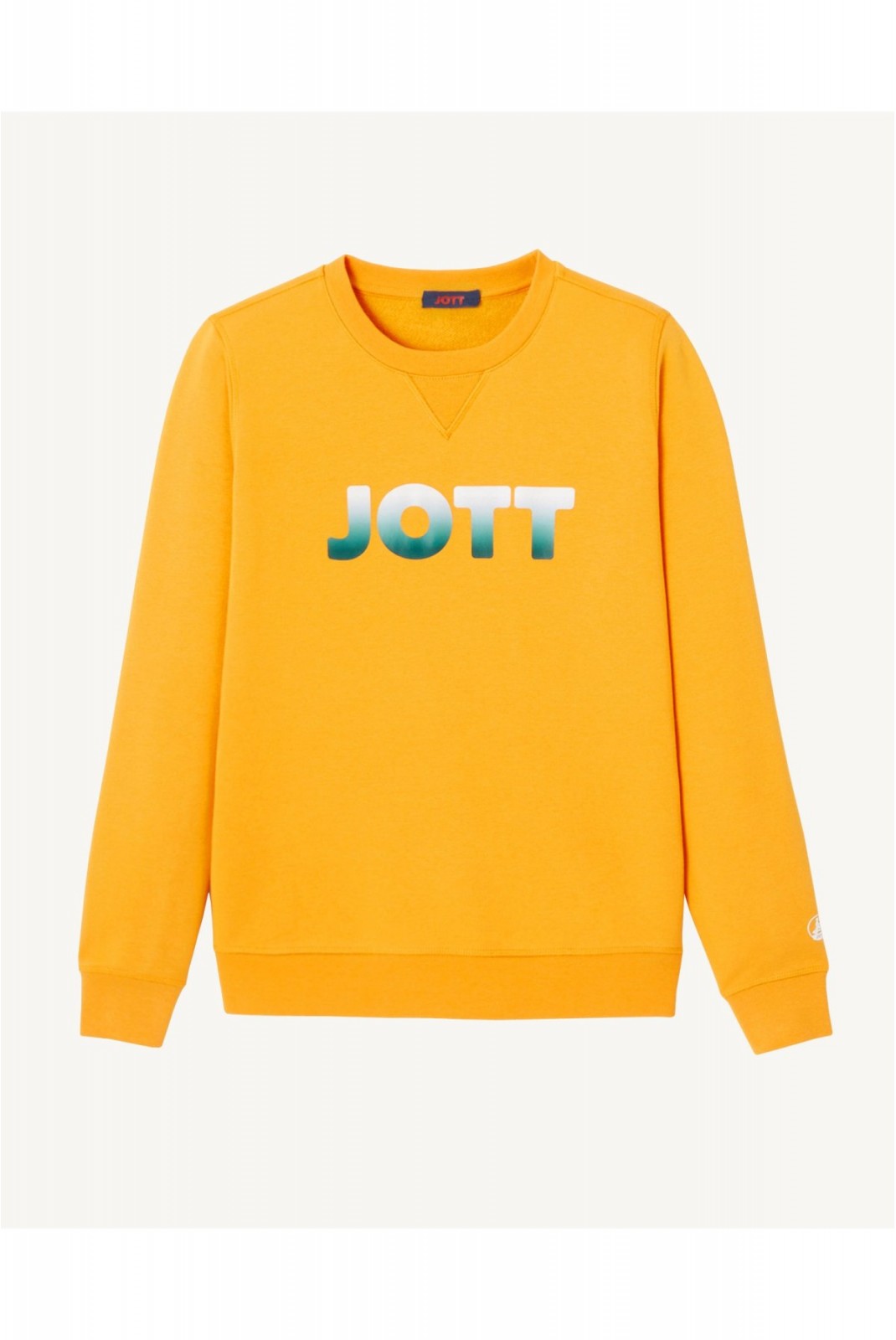 Sweat en coton bio Elvas logo Just over the top 732 OCRE ORANGE ELVAS