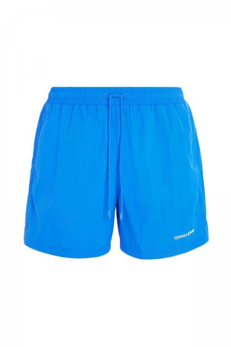 Short de bain slim logo brodé Tommy Jeans C40 MERIDIAN BLUE UM0UM03202