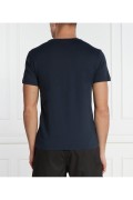 TShirt slim logo brodé Emporio armani 06935 BLU NAVY 211818 4R483