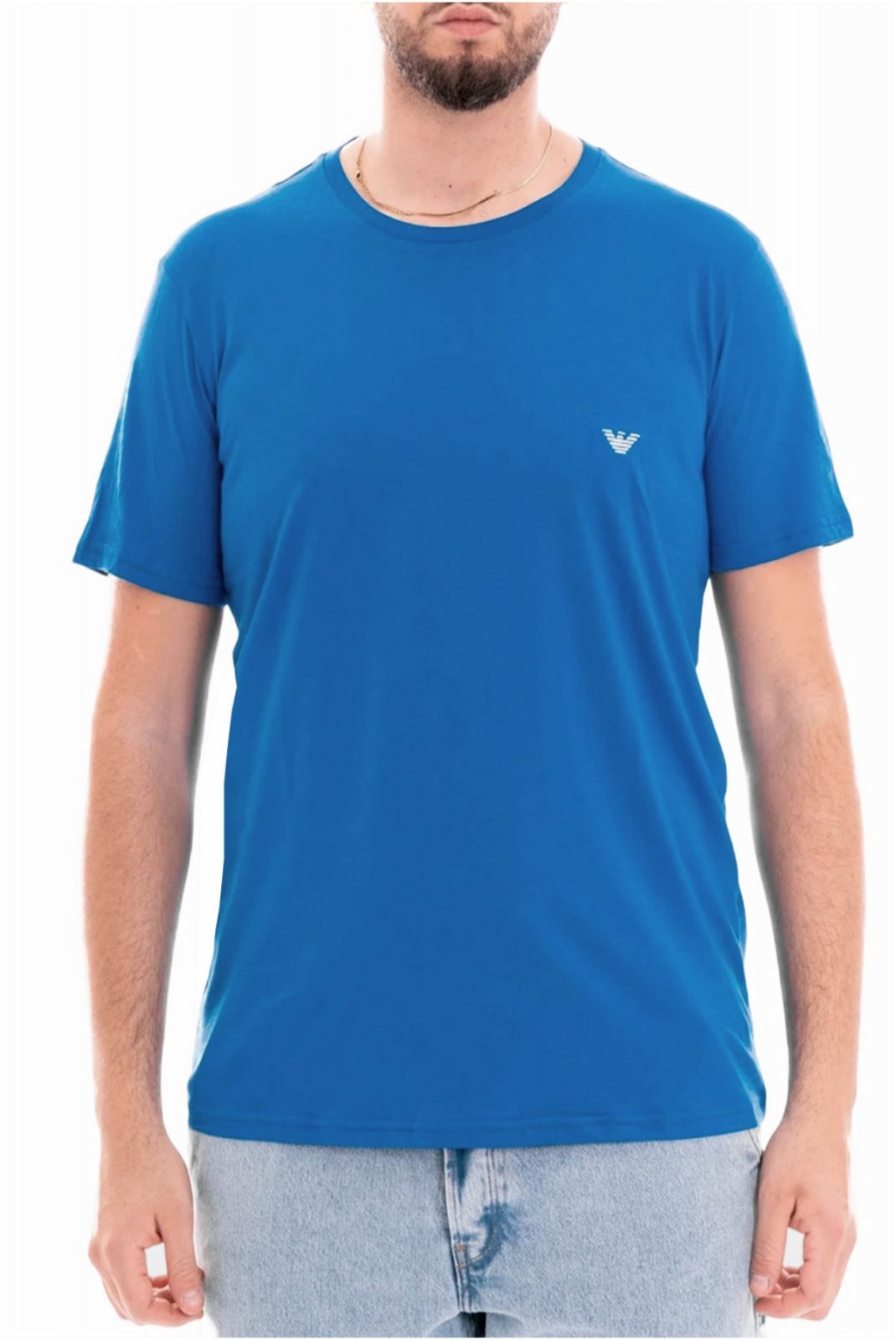 TShirt basique 100%coton Emporio armani 03233 ROYAL 211818 4R482