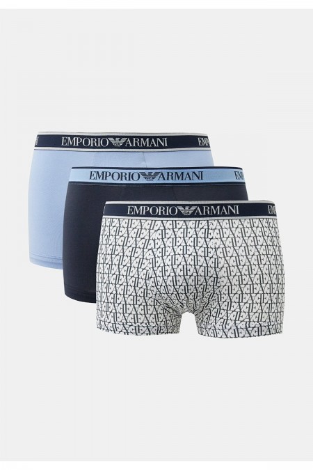 Coffret de 3 boxers stretch Emporio armani 23631 ORTENS/BIAN.ST/MARIN 112131 4R717