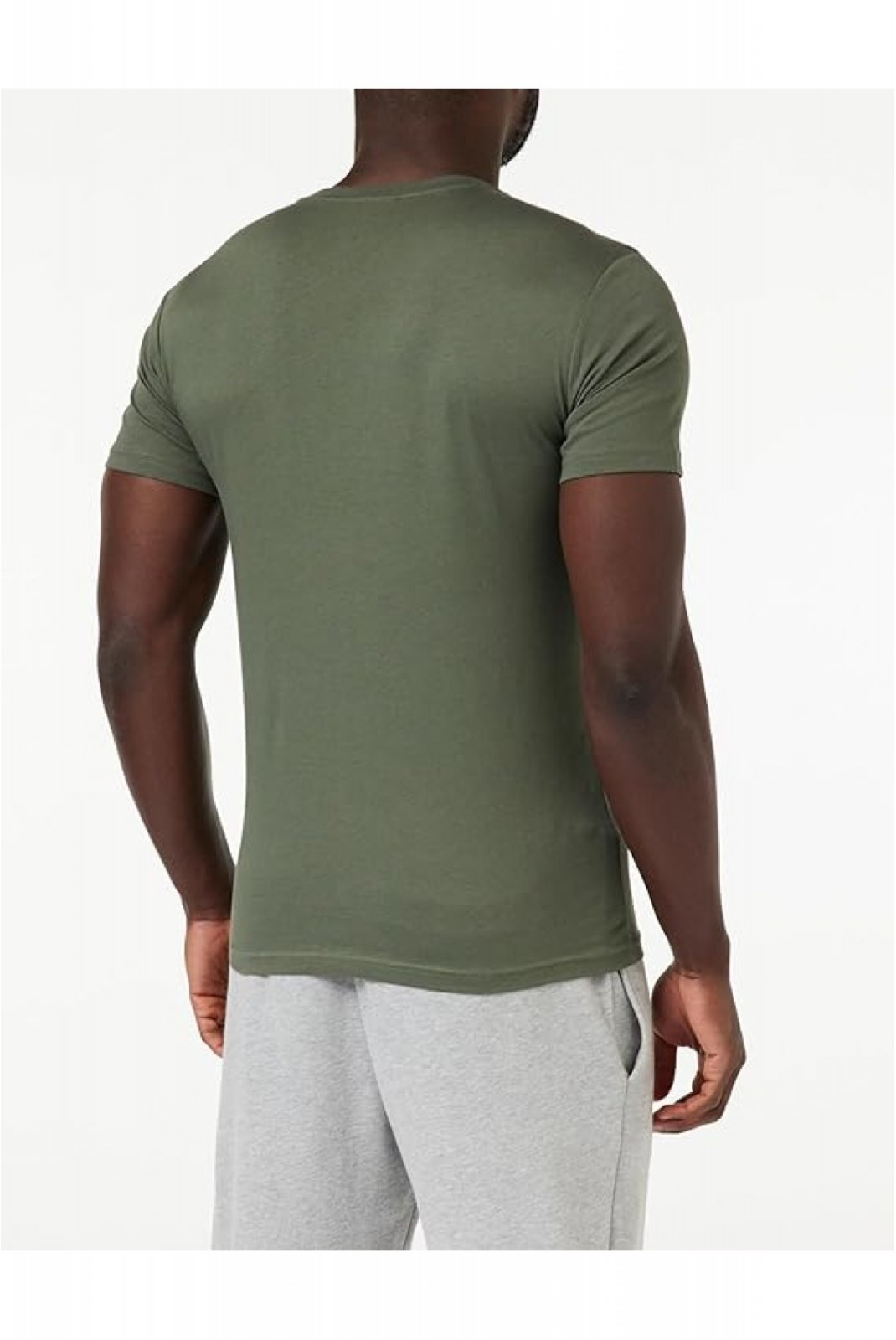 TShirt gros logo 100%coton Emporio armani 44884 MILITARE/NERO 211818 4R476