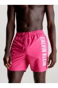 Short de bain mi long Calvin klein T9Z Fuchsia Fedora KM0KM01004