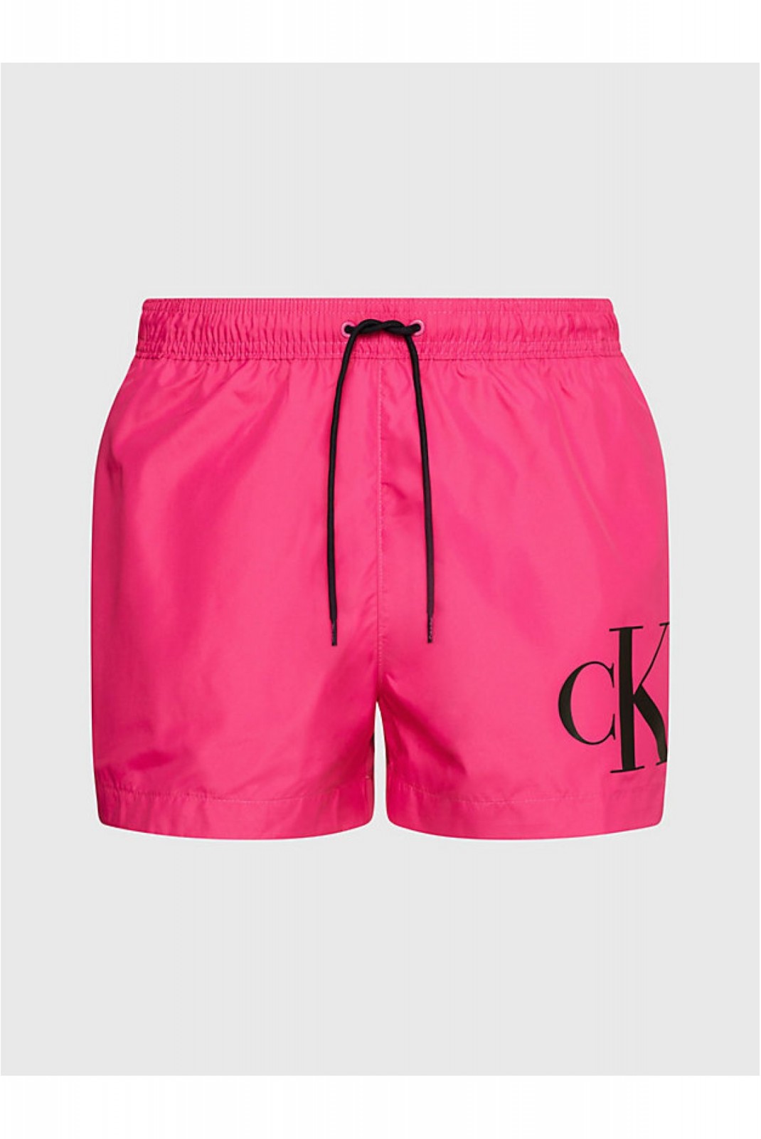 Short de bain print logo Calvin klein T9Z Fuchsia Fedora KM0KM00967