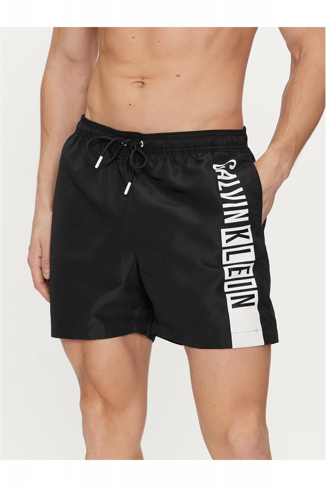 Short de bain logo latéral Calvin klein BEH Pvh Black KM0KM00991